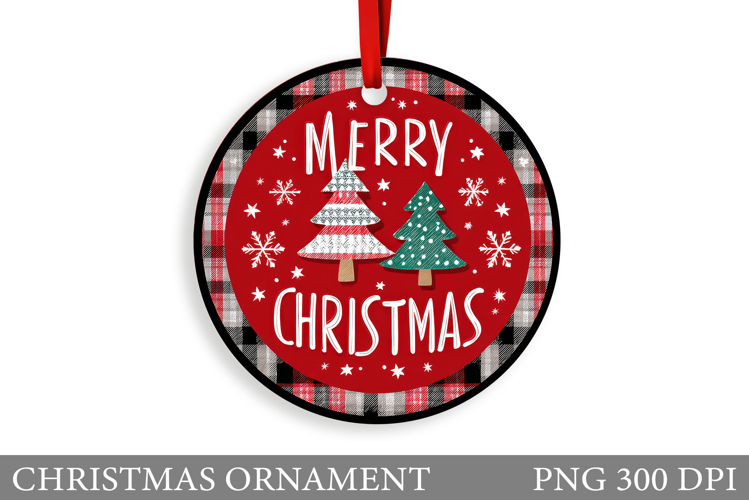 Christmas Tree Christmas Ornament. Winter Christmas Ornament