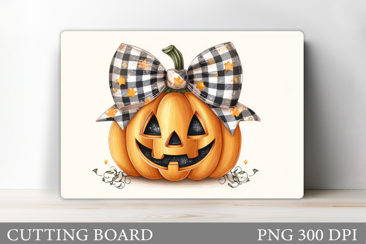 Halloween Pumpkin Cutting Board. Halloween Cutting Board