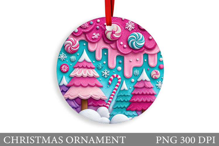 Christmas Tree Christmas Ornament. Christmas Sublimation
