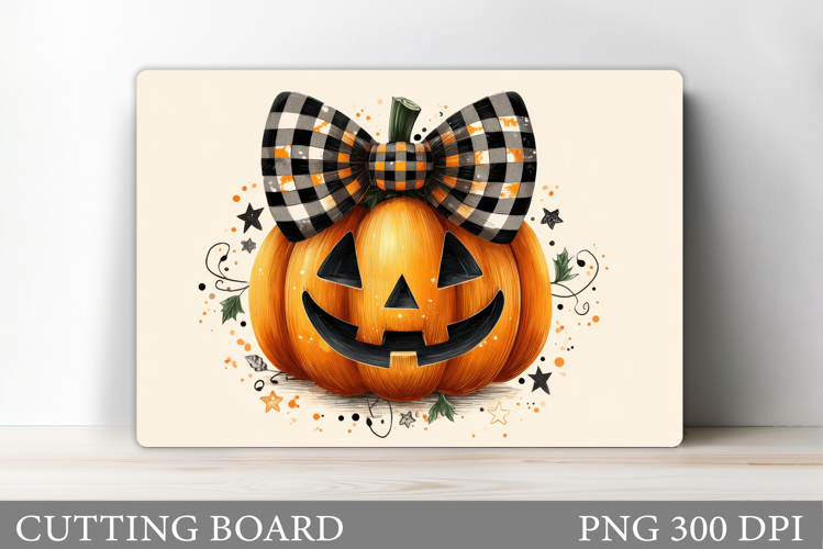 Halloween Cutting Board. Pumpkin Cutting Board Sublimation