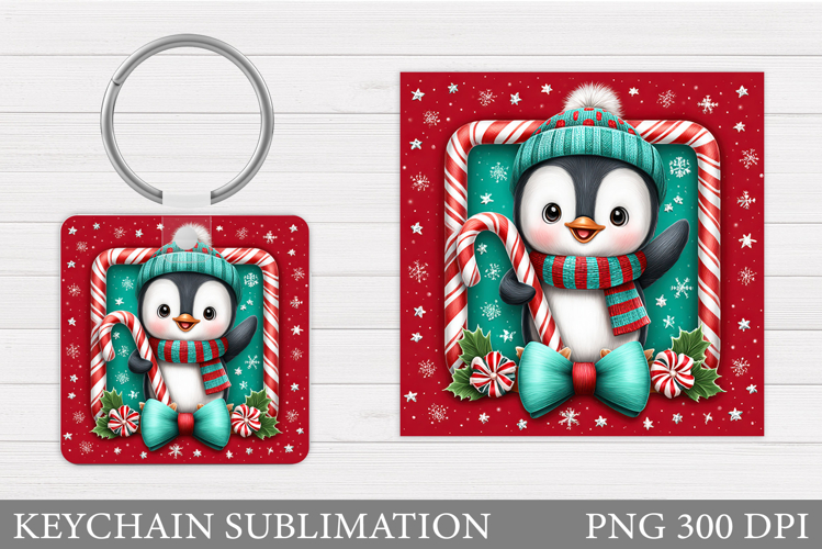 Christmas Penguin Clipart Image 4