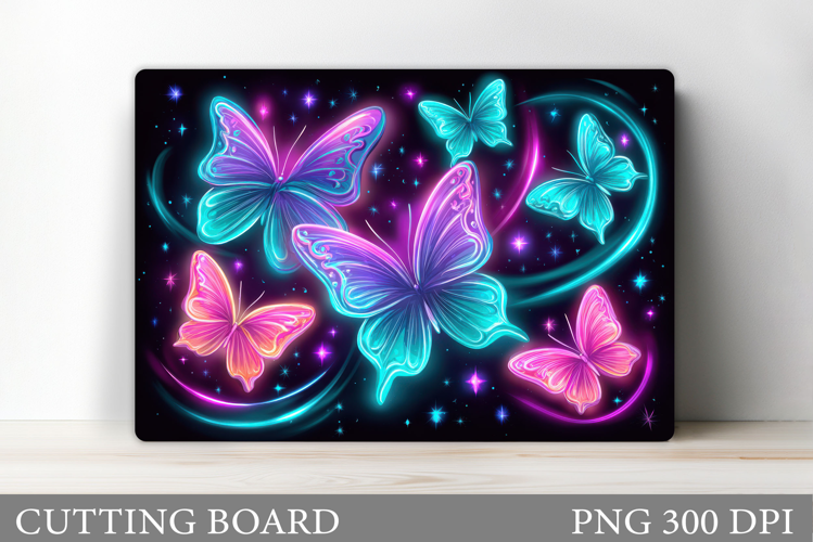 Butterflies Cutting Board Design. Butterflies Sublimation