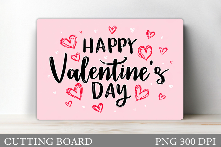 Valentines Cutting Board Design. Valentines Day Sublimation