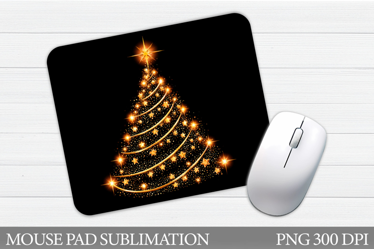 Christmas Tree Mouse Pad. Christmas Mouse Pad Sublimation