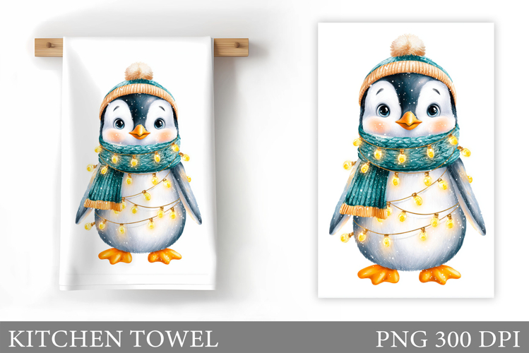 Christmas Penguin Clipart Image 20