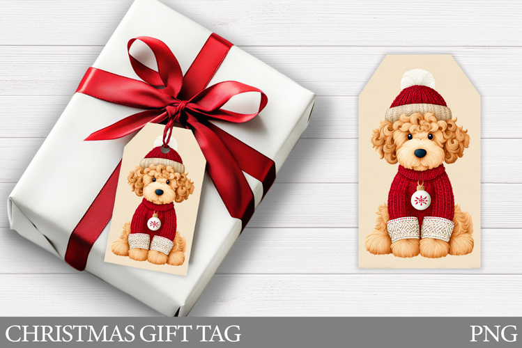 Christmas Gift Tags. Christmas Dog Gift Tag Printable