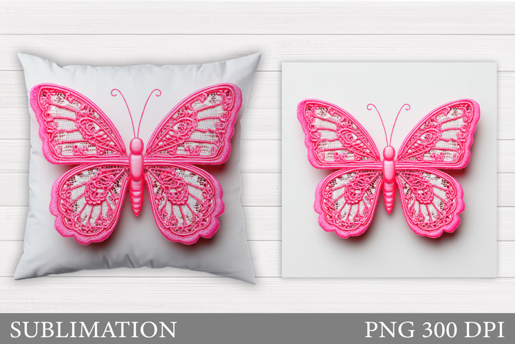 Butterfly Pillow Sublimation. Butterfly Sublimation
