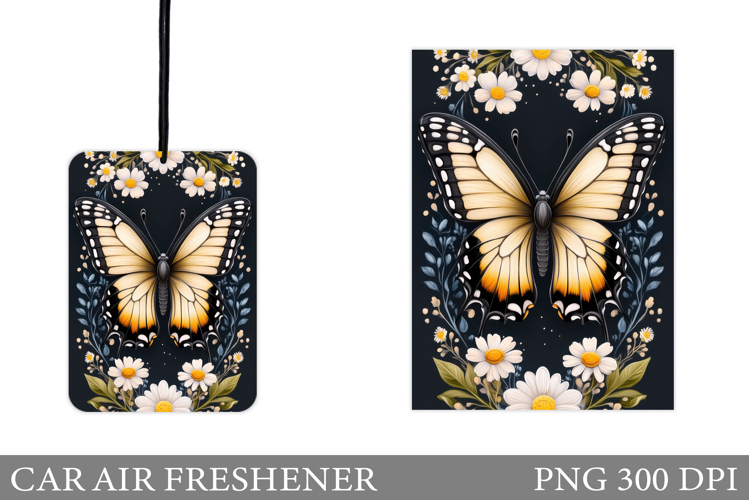 Butterfly Car Air Freshener. Car Air Freshener Sublimation