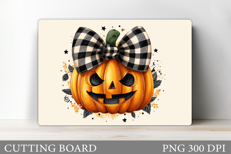 Halloween Cutting Board. Pumpkin Cutting Board Sublimation