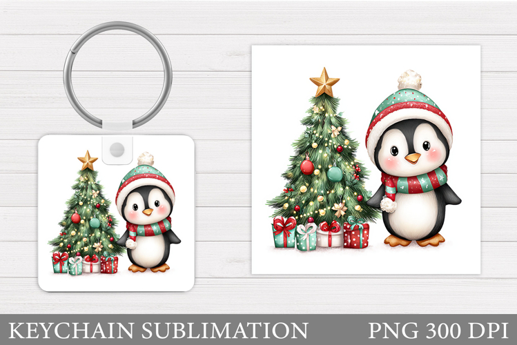 Christmas Penguin Clipart Image 15