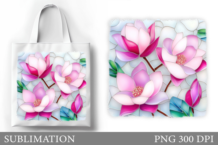 Flowers Tote Bag Sublimation. Flowers Sublimation