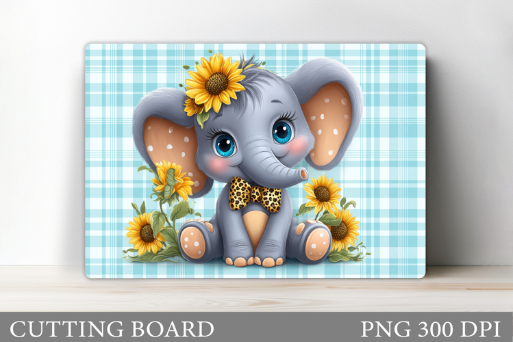 Cute Elephant Clipart Image 23