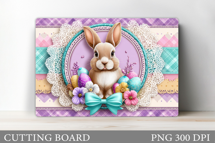Easter Bunny Cutting Board. Easter Cutting Board Sublimation
