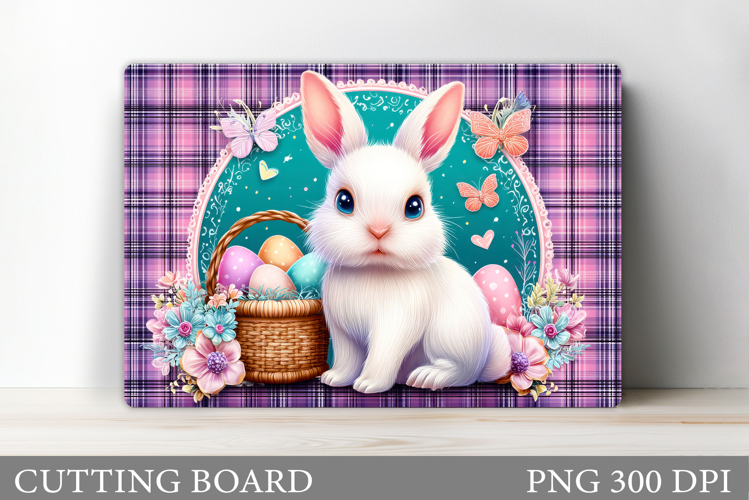 Easter Bunny Cutting Board. Easter Cutting Board Sublimation