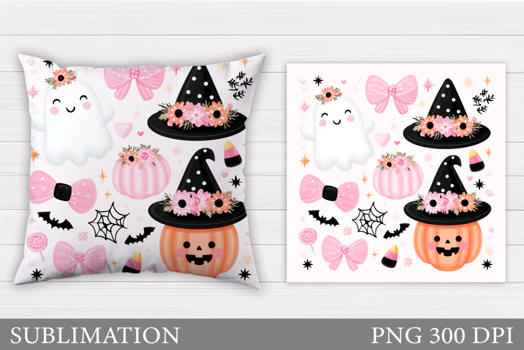 Halloween Pillow Design. Halloween Sublimation