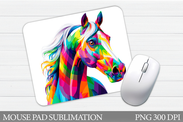 Horse Mouse Pad Sublimation. Horse Mouse Pad Design