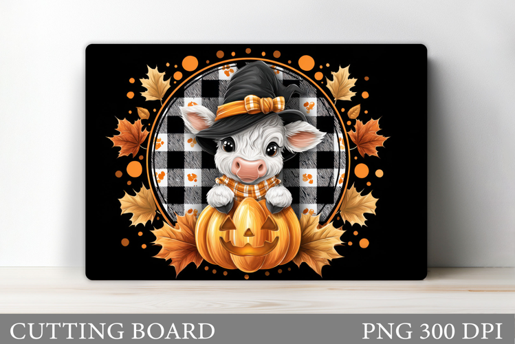 Halloween Cow Cutting Board. Halloween Cutting Board Design