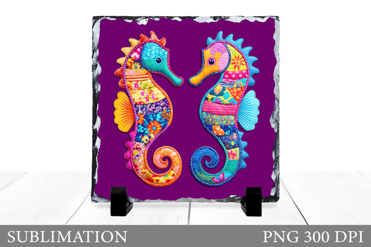 Seahorse Slate Design. Seahorse Sublimation