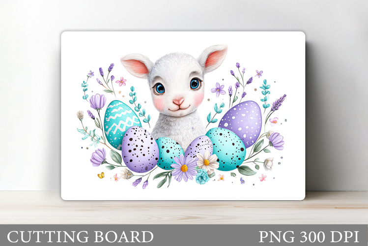 Easter Lamb Cutting Board. Easter Cutting Board Design