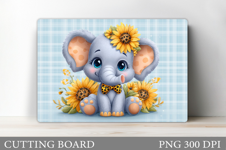 Cute Elephant Clipart Image 22