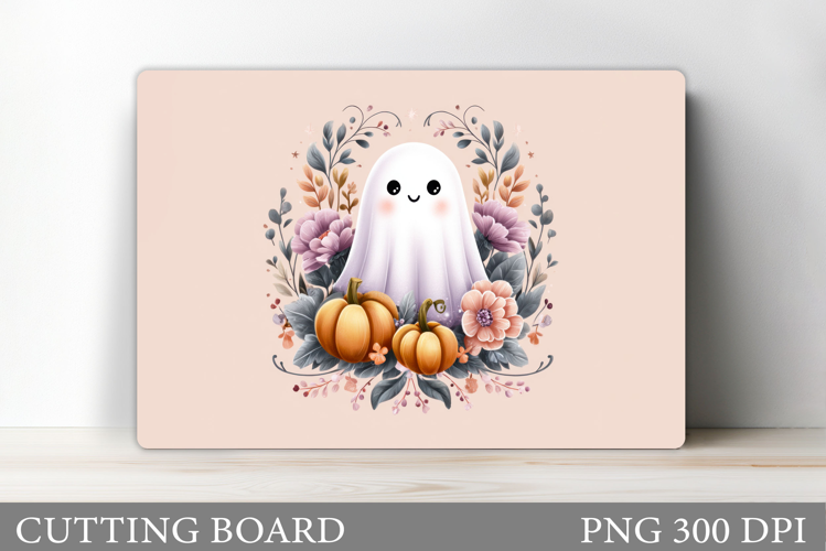 Halloween Ghost Cutting Board. Halloween Cutting Board