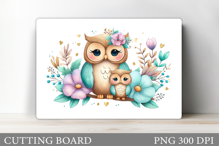 Owl Cutting Board Design. Owl Kitchen Cutting Board Design
