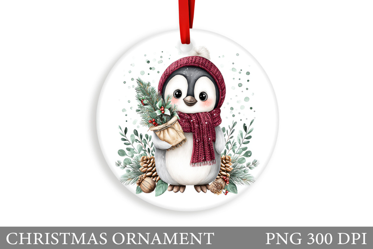 Christmas Penguin Clipart Image 14