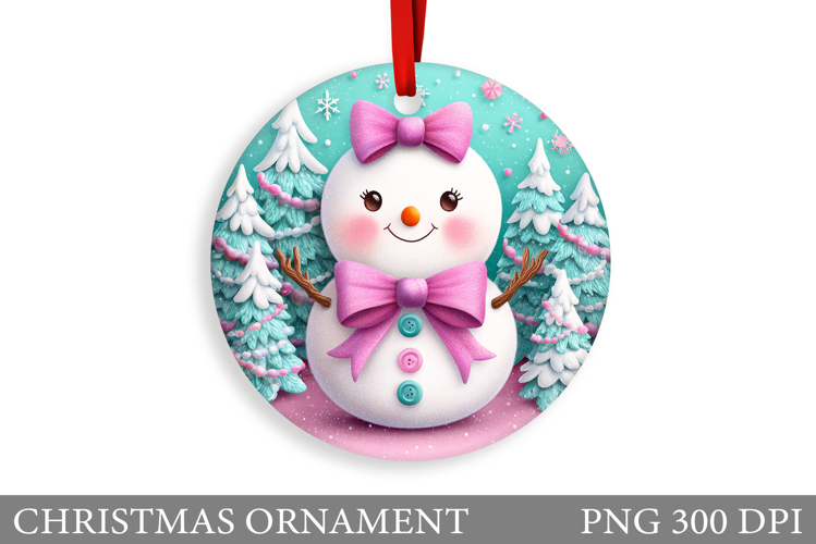 Cute Snowman Clipart Image 8