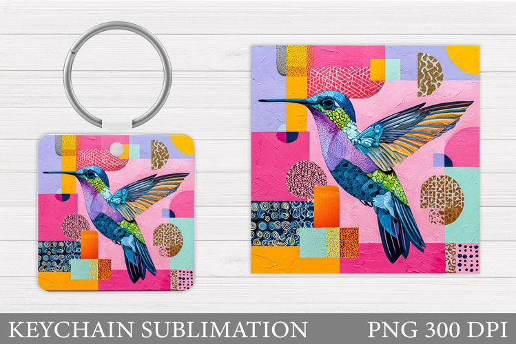 Hummingbird Keychain Design. Hummingbird Sublimation