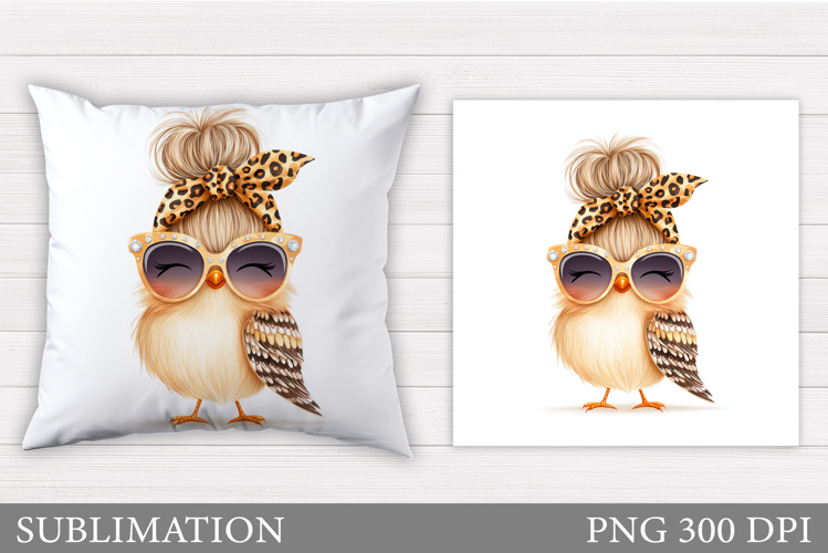 Bird Flowers Pillow Design. Bird Pillow Sublimation