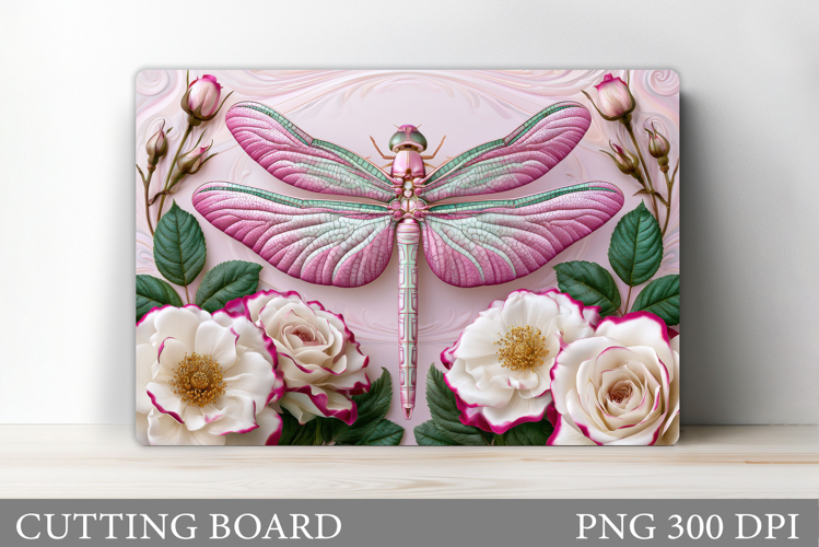 Dragonfly Cutting Board Design. Dragonfly Sublimation