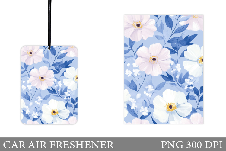 Flowers Car Air Freshener. Floral Car Air Freshener Design