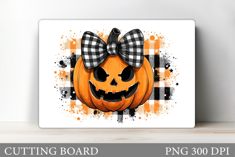 Halloween Pumpkin Cutting Board. Halloween Cutting Board