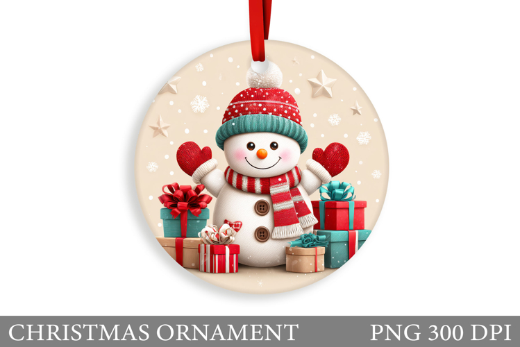 Cute Snowman Clipart Image 9