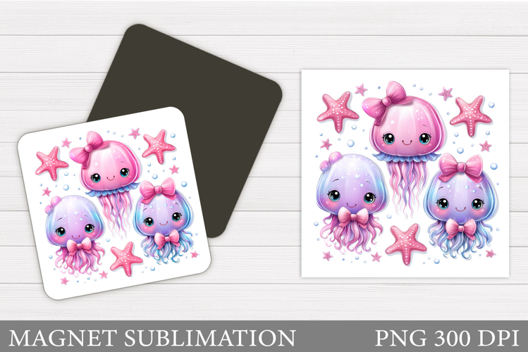 Jellyfish Magnet Sublimation. Jellyfish Sublimation