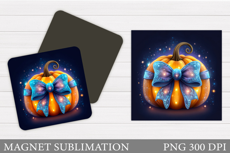 Pumpkin Magnet Design. Pumpkin Sublimation