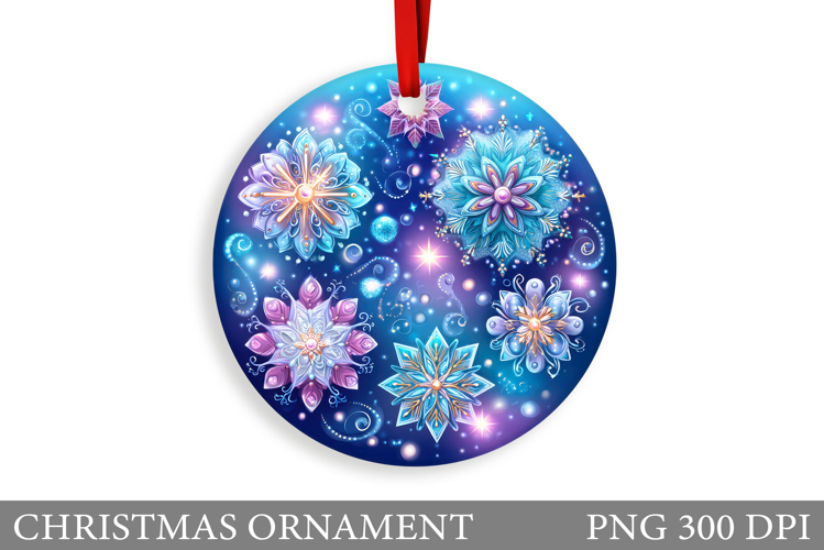 Snowflakes Christmas Ornament. Christmas Ornament Design