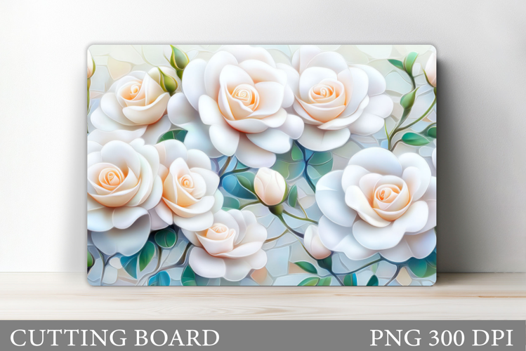 Roses Cutting Board Design. Roses Sublimation
