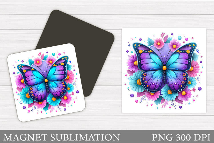 Butterfly Magnet Design. Butterfly Sublimation