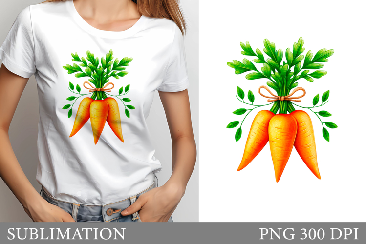 Carrot Sublimation. Carrot T-Shirt Design