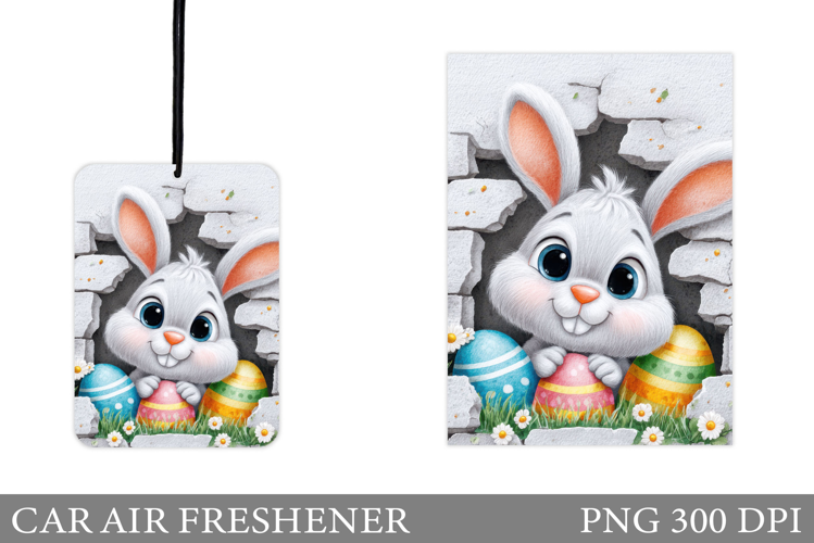 Easter Bunny Car Air Freshener. Easter Car Air Freshener