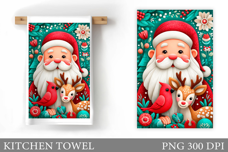 Cute Santa Clipart Image 14