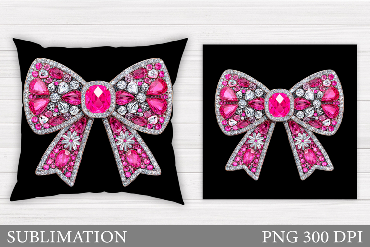 Christmas Bow Pillow Design. Christmas Pillow Sublimation