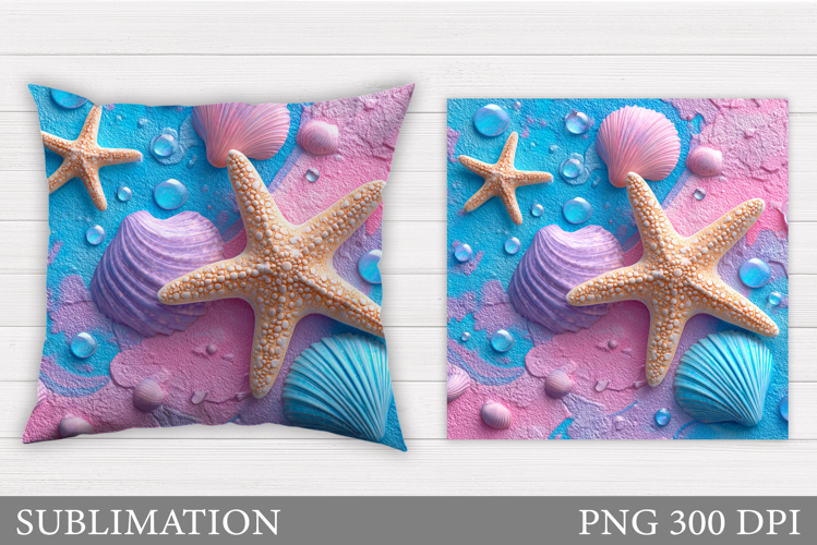 Starfish Pillow Sublimation. Starfish Sublimation