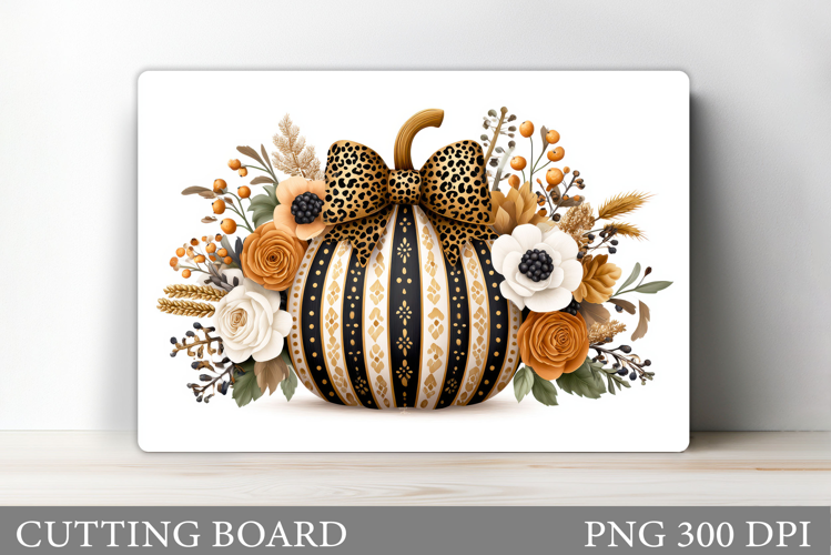 Pumpkin Cutting Board Design. Pumpkin Sublimation