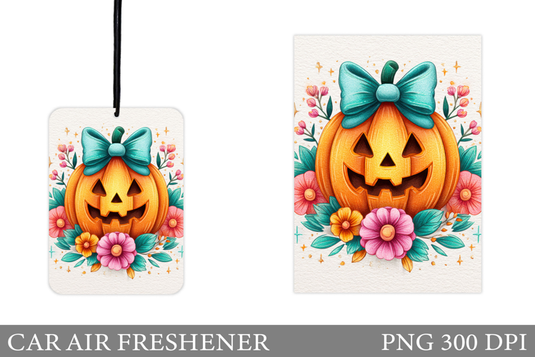 Pumpkin Car Air Freshener. Halloween Car Air Freshener