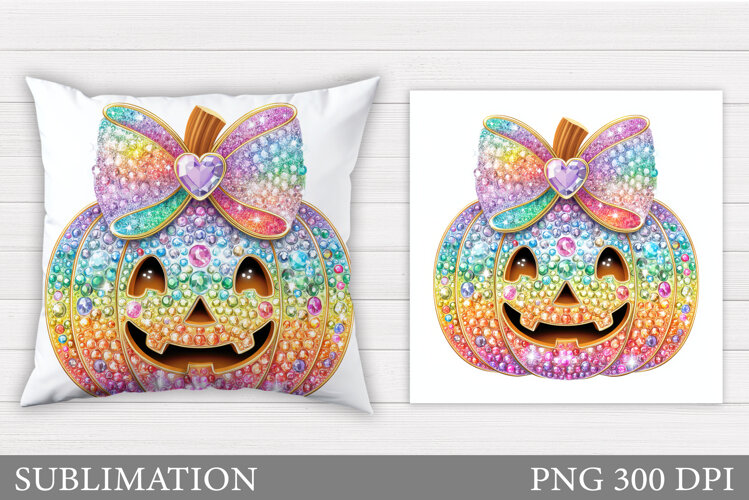 Halloween Pumpkin Pillow. Halloween Pillow Design example image 1