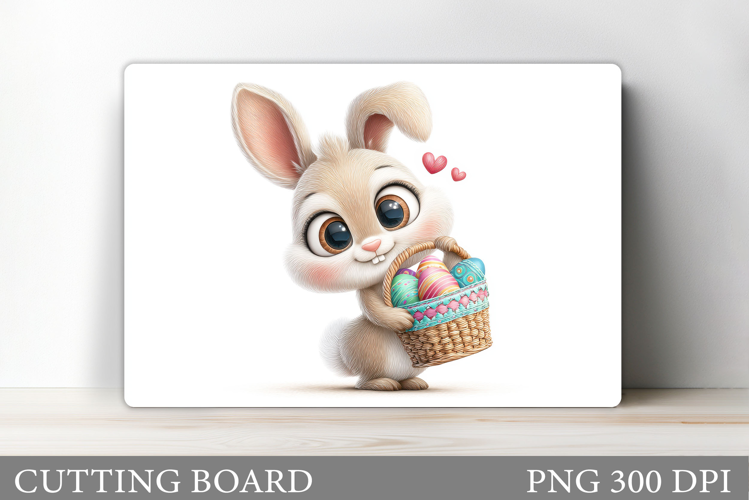 Easter Bunny Cutting Board. Easter Cutting Board Sublimation