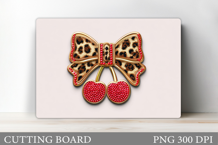 Cherry Cutting Board Design. Cherries Sublimation