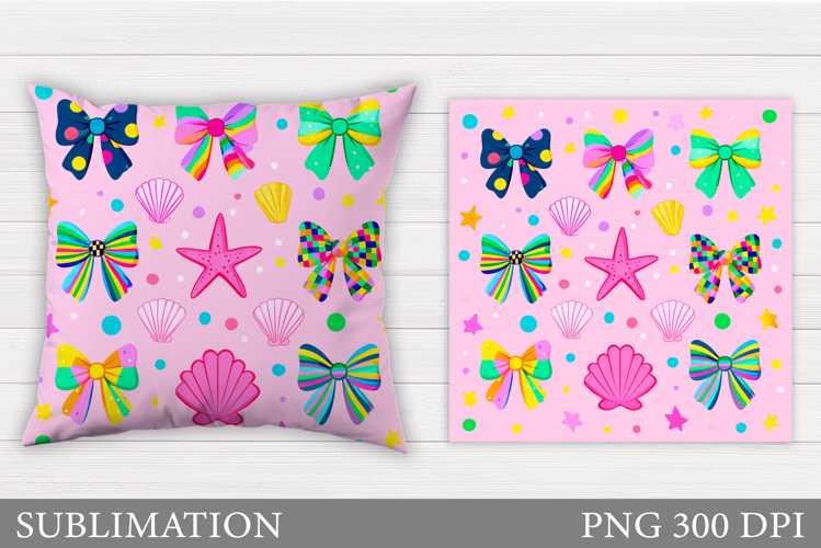Bows Pillow Design. Bows Sublimation